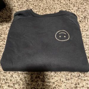 Ban.dō Upside down smiley sweatshirt